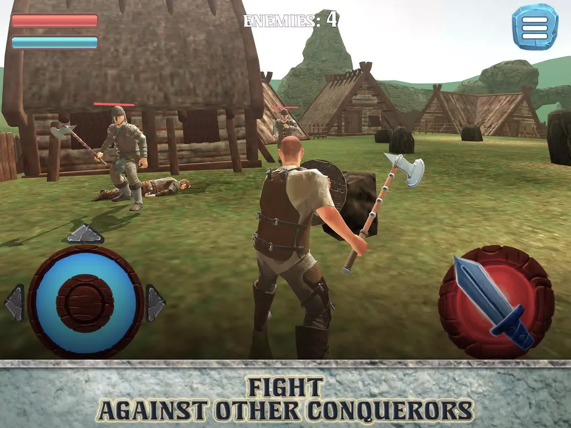 Tangkapan skrin Gladiator Vikings Arena Glory iPad 