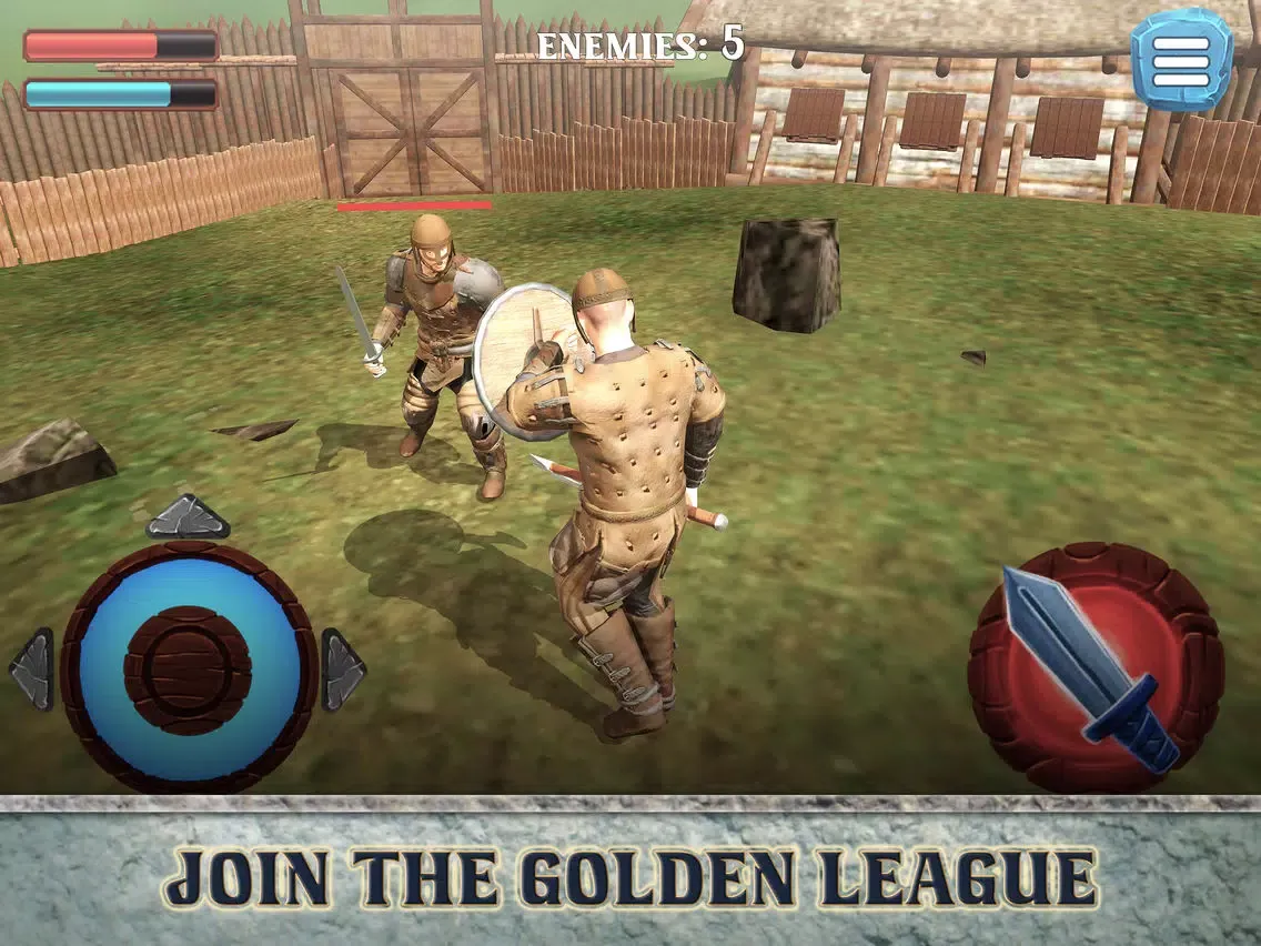 Tangkapan skrin Gladiator Vikings Arena Glory iPad 