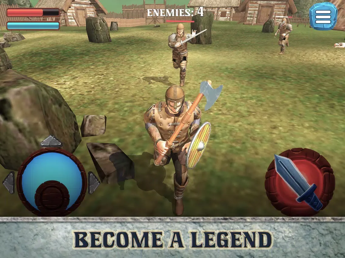 Tangkapan skrin Gladiator Vikings Arena Glory iPad 
