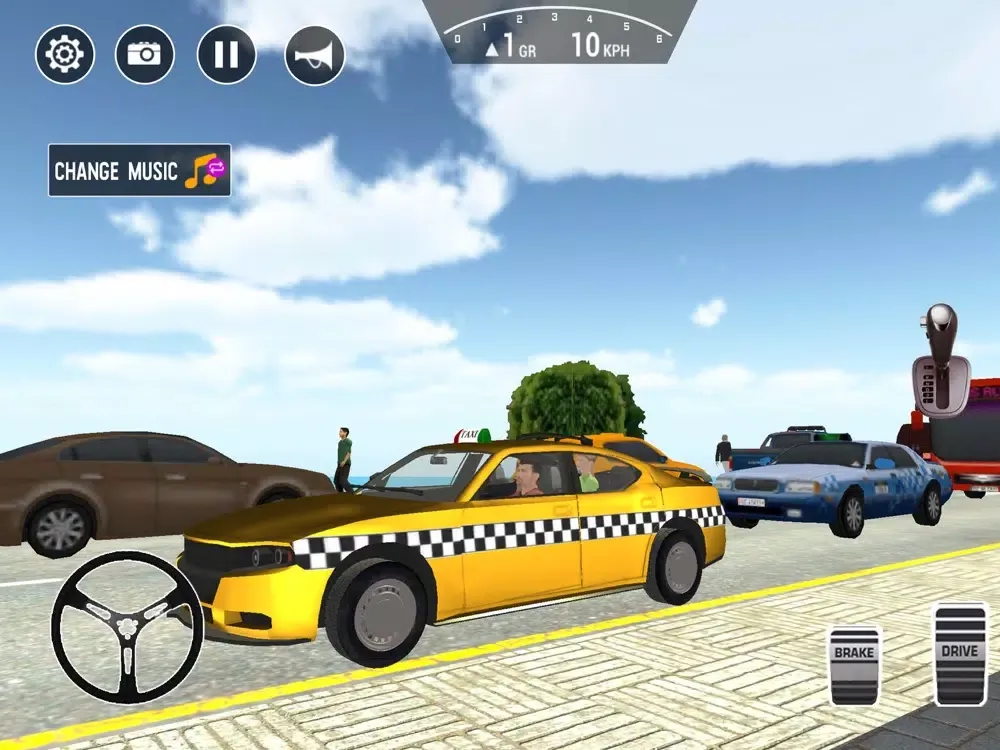 US Taxi Simulator & Car Drive iPad  স্ক্রিনশট