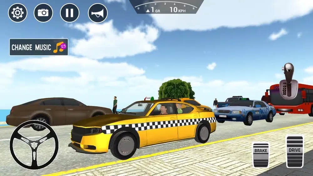 US Taxi Simulator & Car Drive স্ক্রিনশট