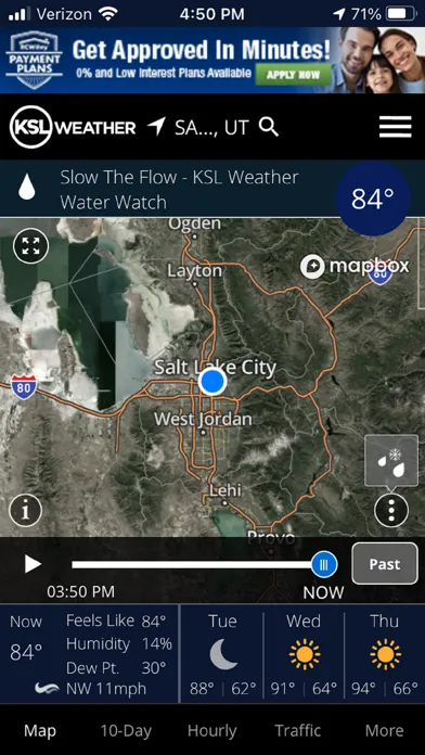 Скриншоты KSL Weather