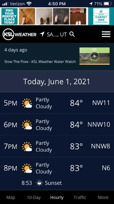 Скриншоты KSL Weather