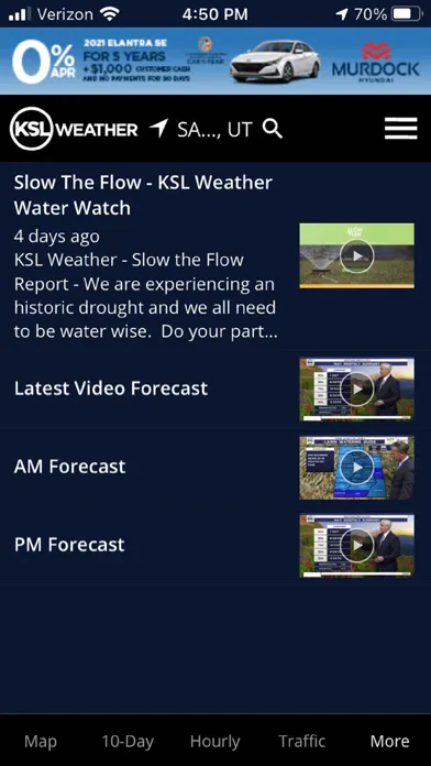 Скриншоты KSL Weather