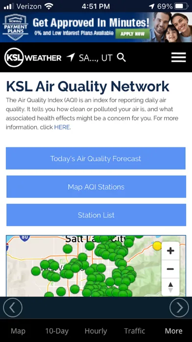 Скриншоты KSL Weather