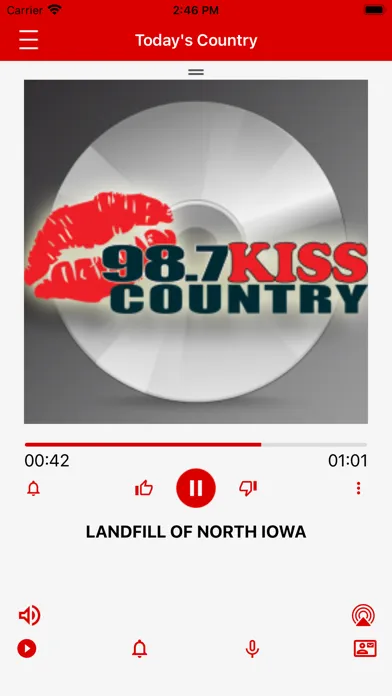 98.7 KISS Country स्क्रीनशॉट