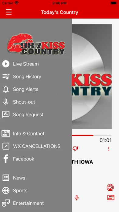 98.7 KISS Country स्क्रीनशॉट