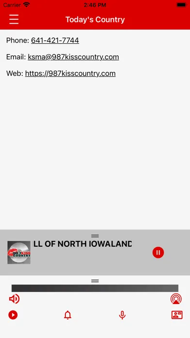 98.7 KISS Country स्क्रीनशॉट
