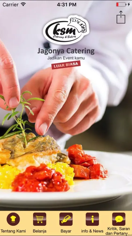 Скриншоты KSM Catering