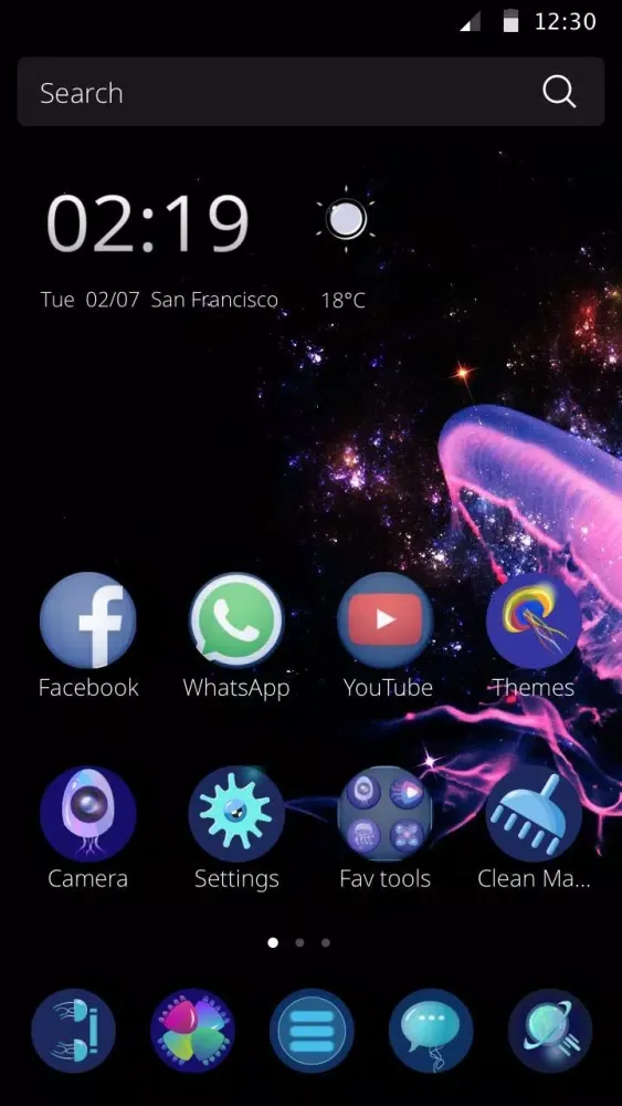 تصاویر Jellyfish CM Launcher Theme