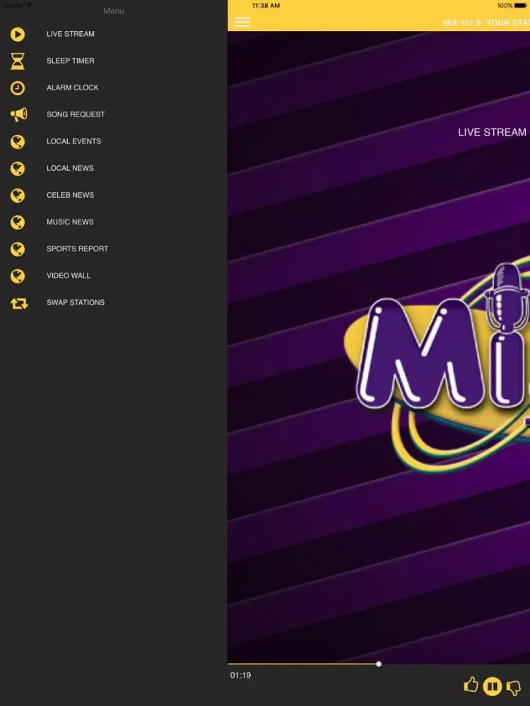 تصاویر Mix 107.5 iPad 