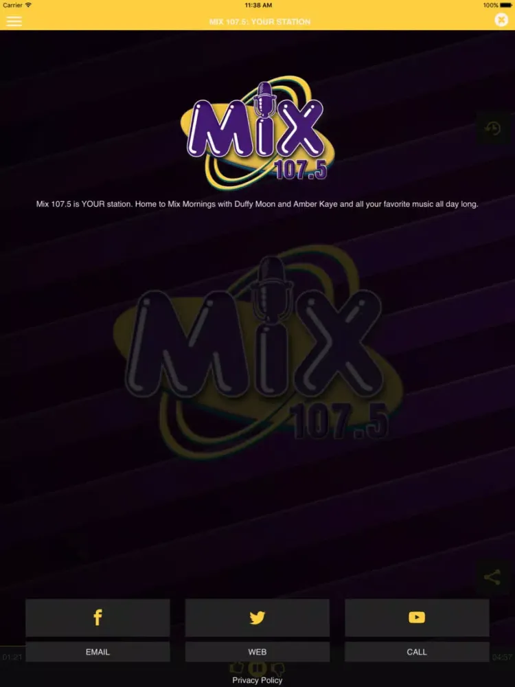 تصاویر Mix 107.5 iPad 