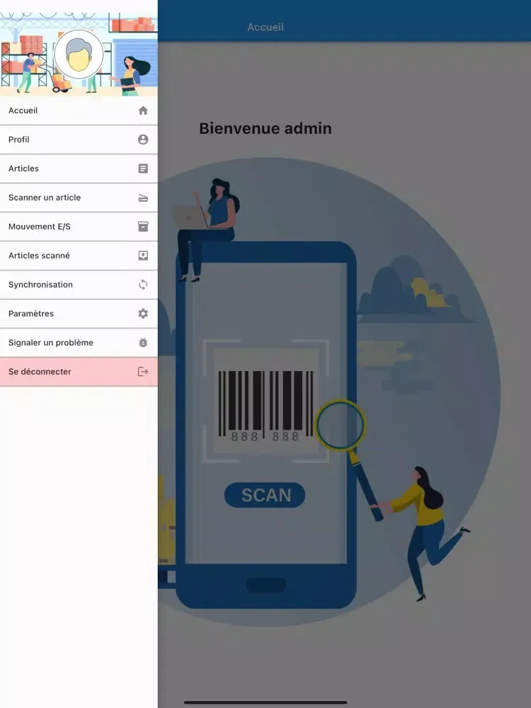 تصاویر kInventory(Gestion Inventaire) iPad 