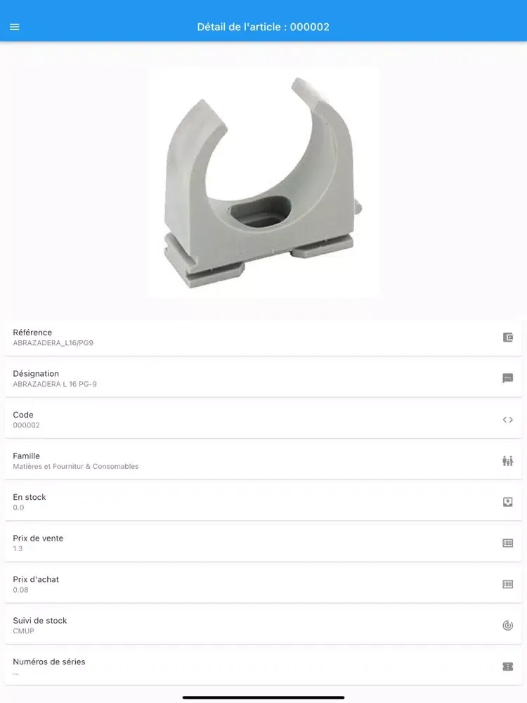 تصاویر kInventory(Gestion Inventaire) iPad 