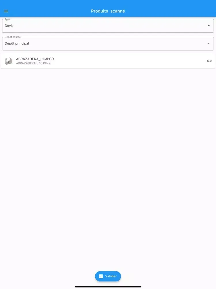 تصاویر kInventory(Gestion Inventaire) iPad 