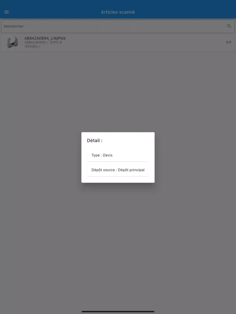 تصاویر kInventory(Gestion Inventaire) iPad 