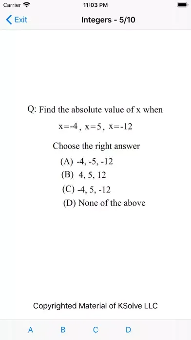 Integers For Pre-Algebra应用截图