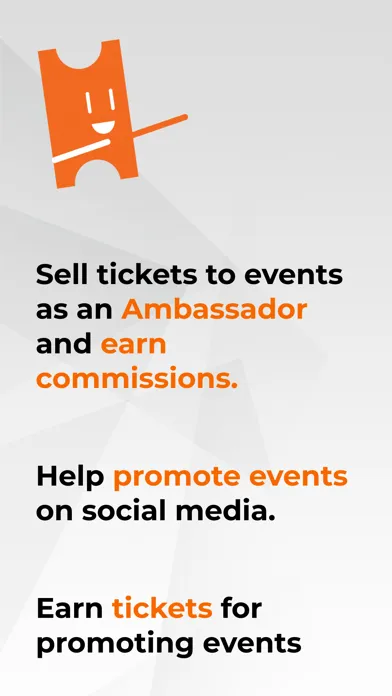 ภาพหน้าจอของ PromoTix Ambassador
