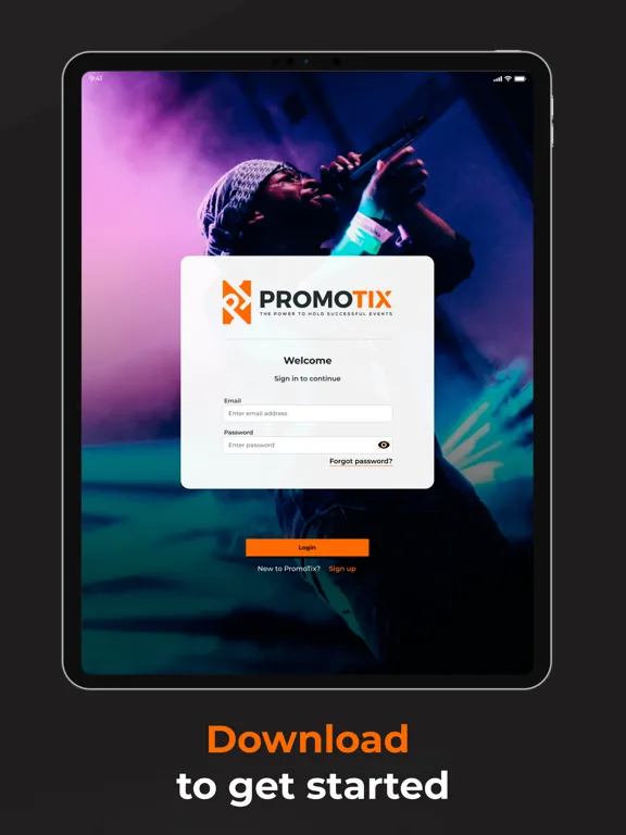 PromoTix Organizer iPad  Screenshots