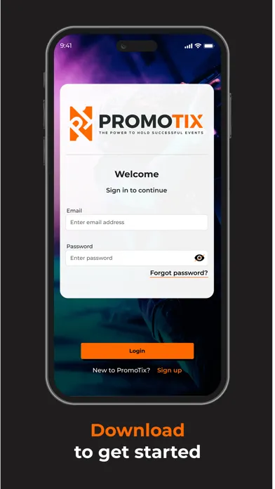 PromoTix Organizer Screenshots