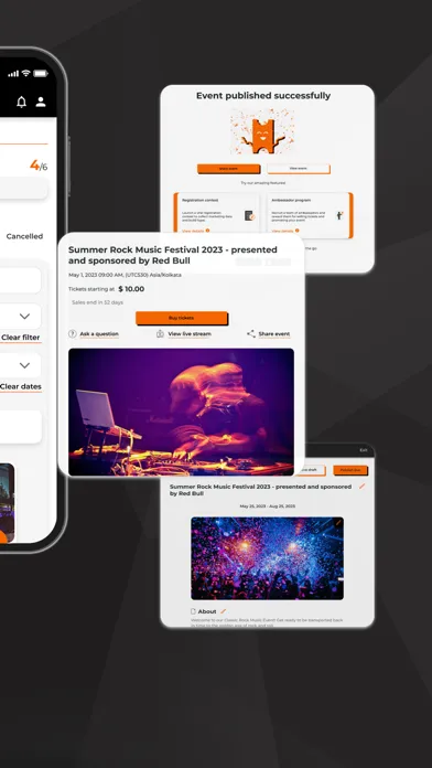 PromoTix Organizer Screenshots
