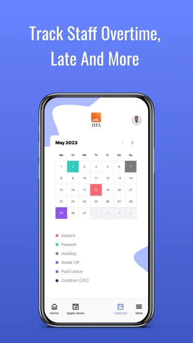 Capturas de pantalla de IIFL-UDS Attendance