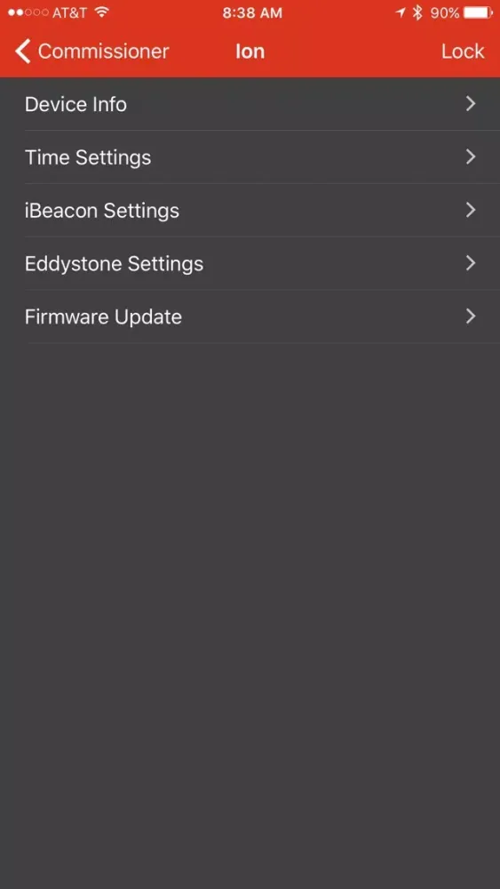 Commissioner - Configure Your Beacon Wirelessly スクリーンショット