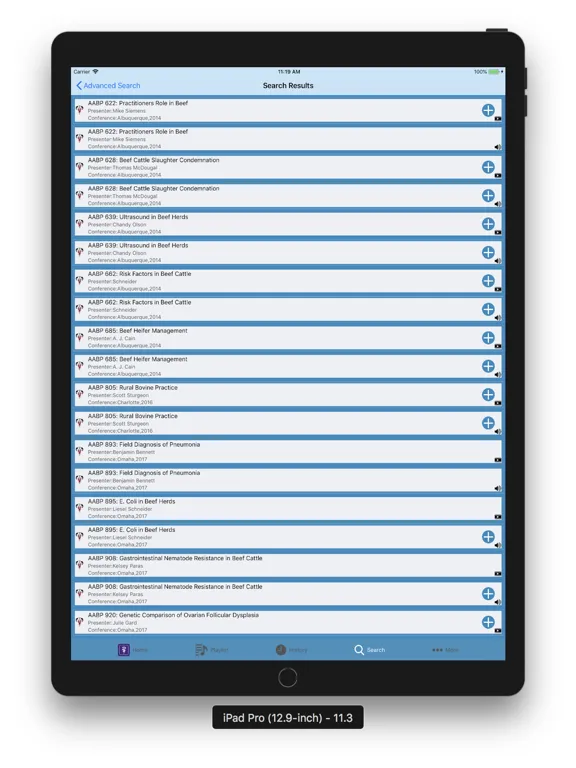 BCI Mobile Conference iPad  Ekran Görüntüleri
