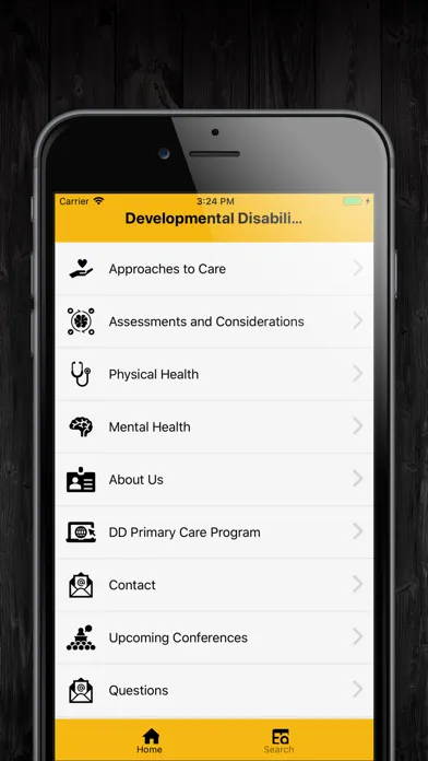 Tangkapan layar Developmental Disabilities