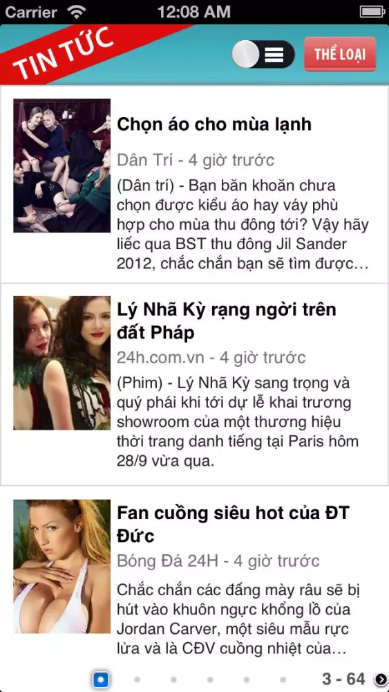 Скриншоты Tin tức - Hot News