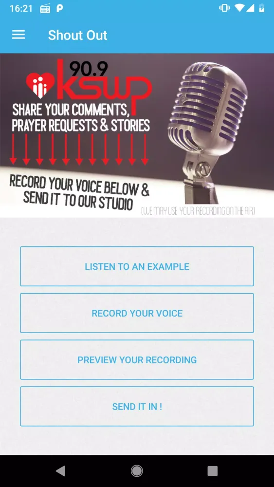 KSWP 90.9 스크린샷