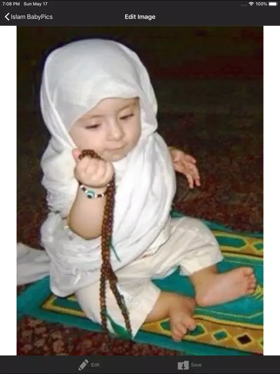 Capturas de tela do Islam Babypics iPad 