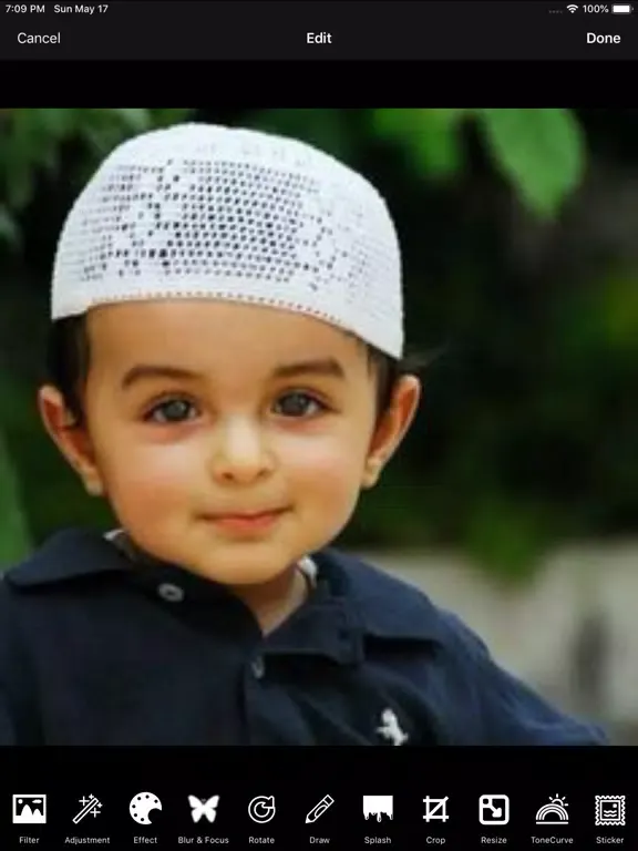 Capturas de tela do Islam Babypics iPad 