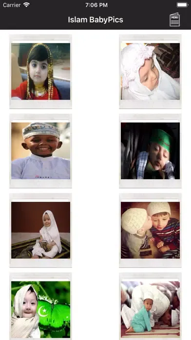 Capturas de tela do Islam Babypics