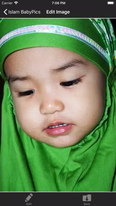Capturas de tela do Islam Babypics