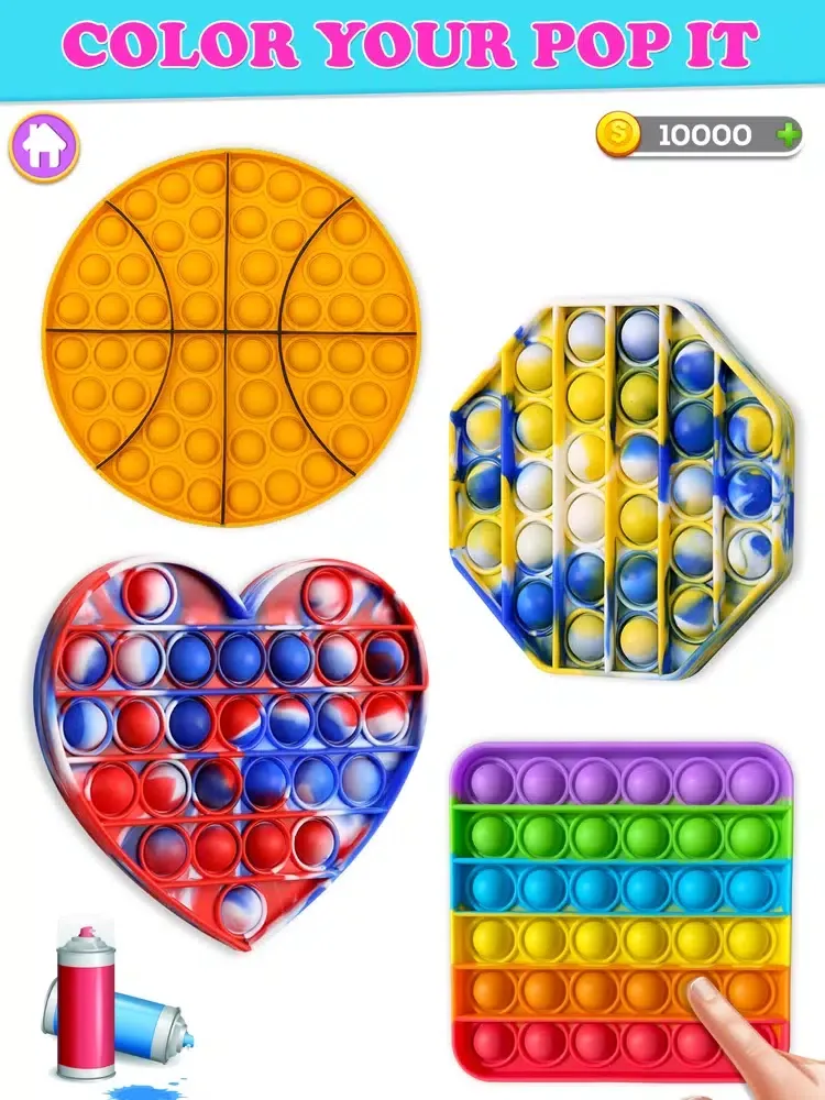 pop it calming popop fidgets iPad  Screenshots