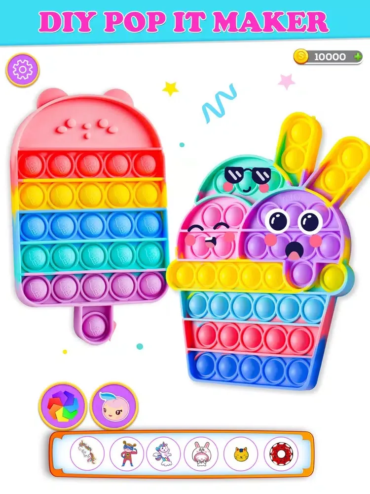 pop it calming popop fidgets iPad  Screenshots