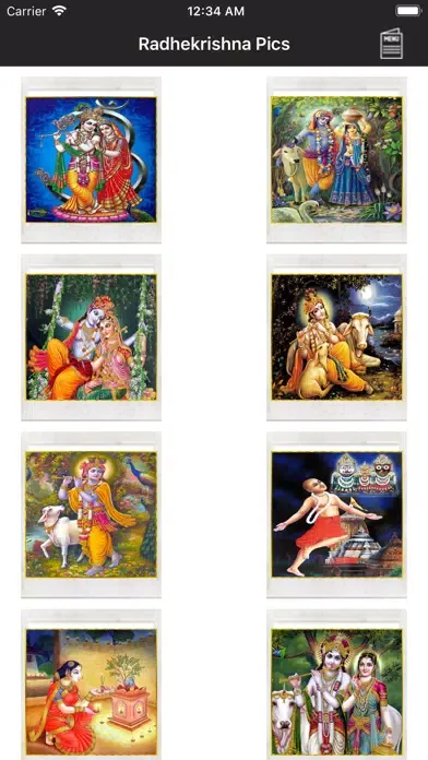 Ảnh chụp màn hình của Radhekrishna Pics