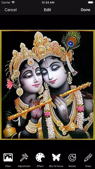 Ảnh chụp màn hình của Radhekrishna Pics
