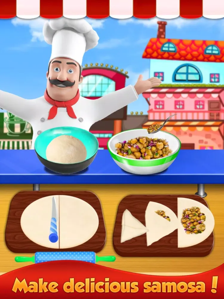 Samosa Recipe Cooking Game iPad  Ekran Görüntüleri