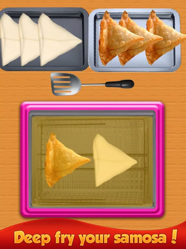 Samosa Recipe Cooking Game iPad  Ekran Görüntüleri