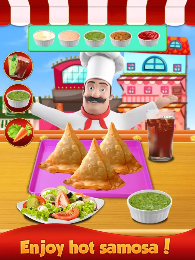 Samosa Recipe Cooking Game iPad  Ekran Görüntüleri
