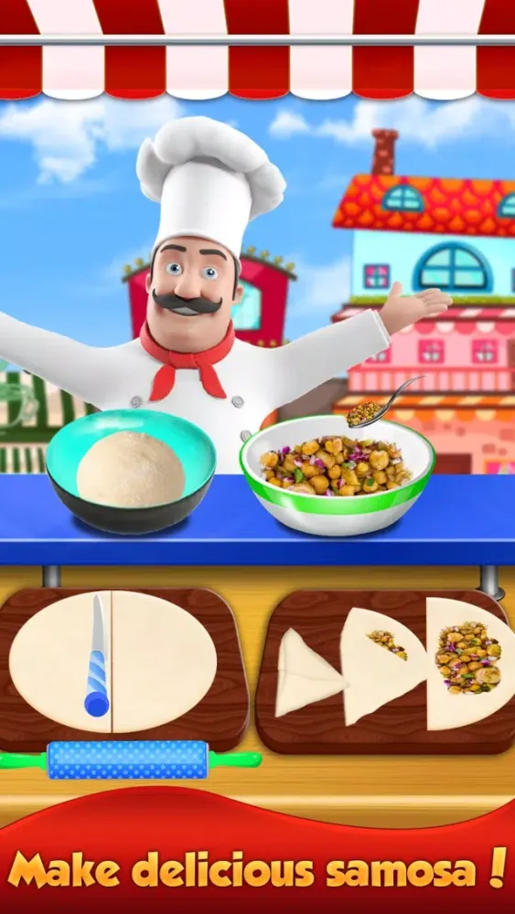 Samosa Recipe Cooking Game Ekran Görüntüleri