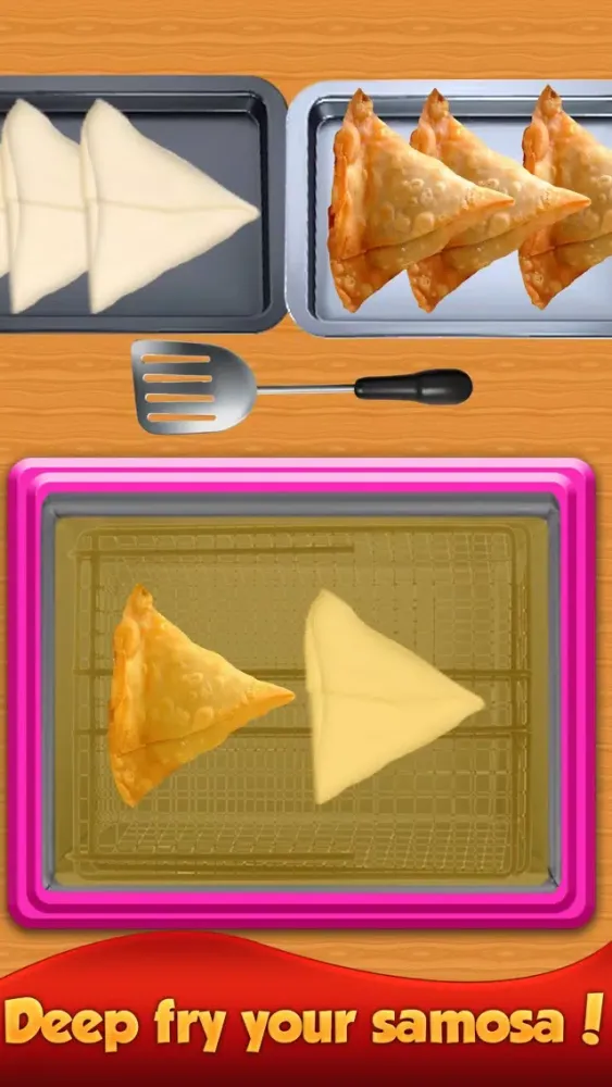 Samosa Recipe Cooking Game Ekran Görüntüleri