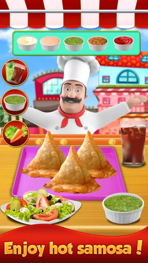 Samosa Recipe Cooking Game Ekran Görüntüleri