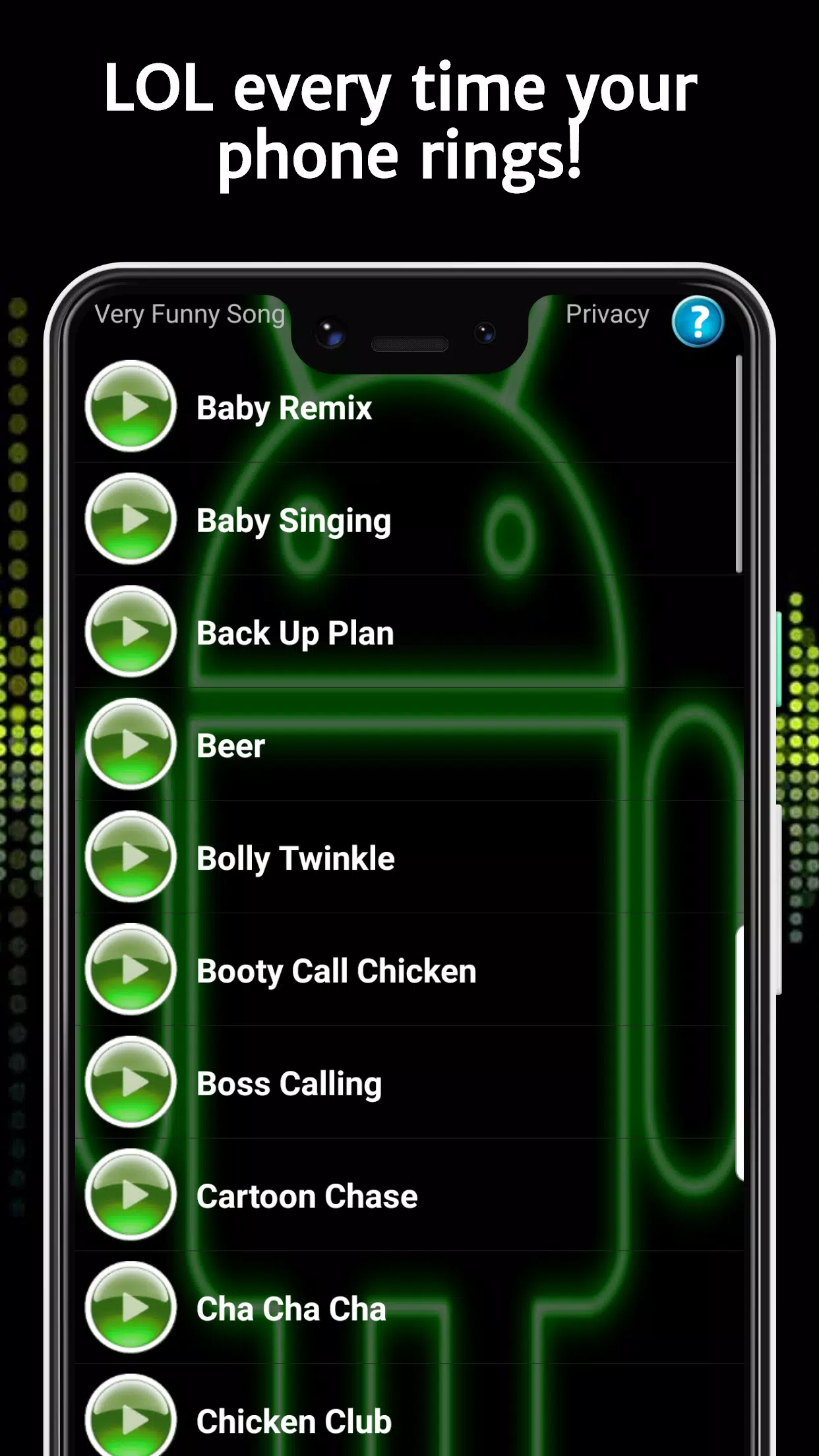 Very Funny Song Ringtones Screenshots