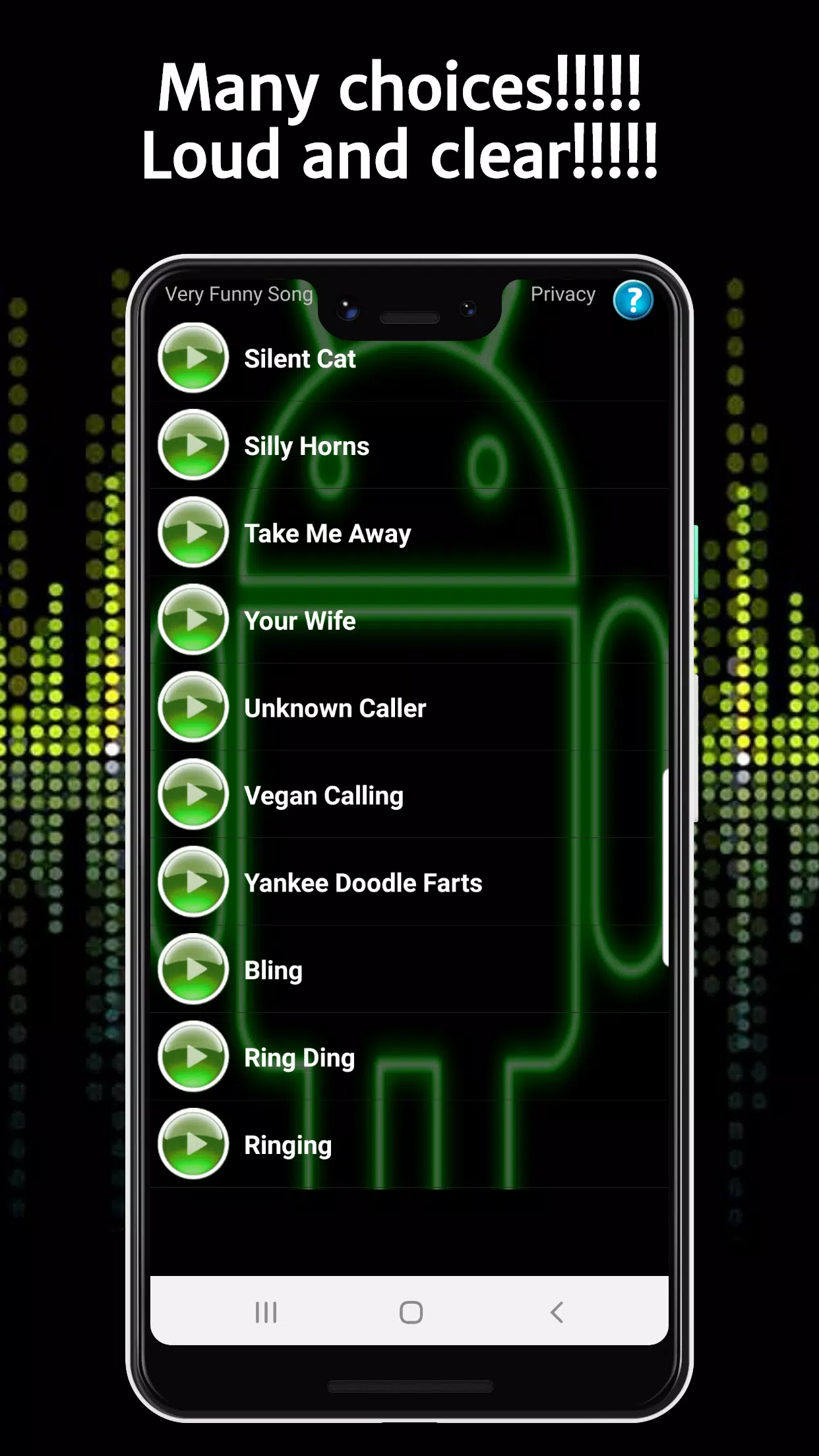 Very Funny Song Ringtones Screenshots