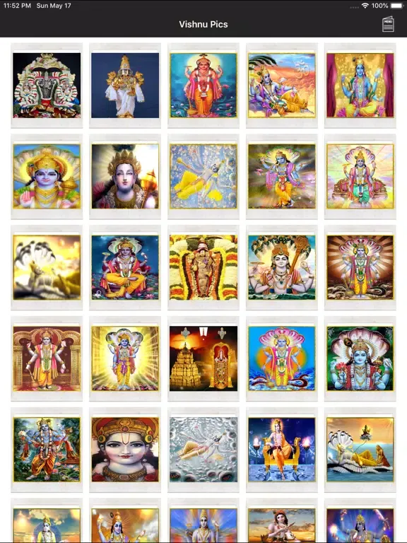 Vishnu Pics iPad  Screenshots
