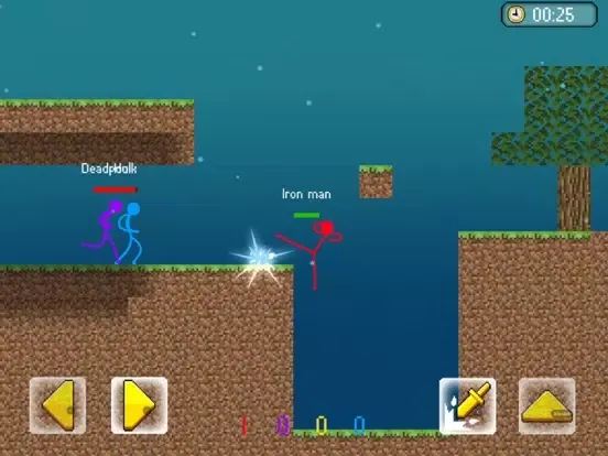 Capturas de tela do Stickman Hero Fight Battle War iPad 
