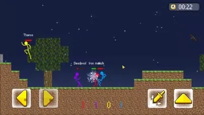 Capturas de tela do Stickman Hero Fight Battle War